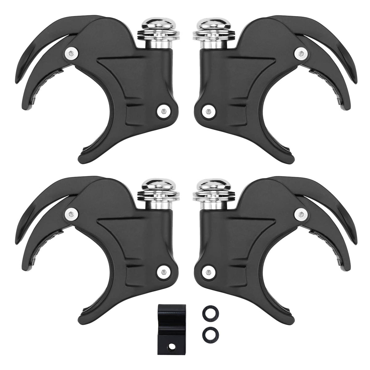 Solidspare Quarter Headlight Fairing Windshield 49mm w/ Clamps For Street-Bob FXBB 2018-up