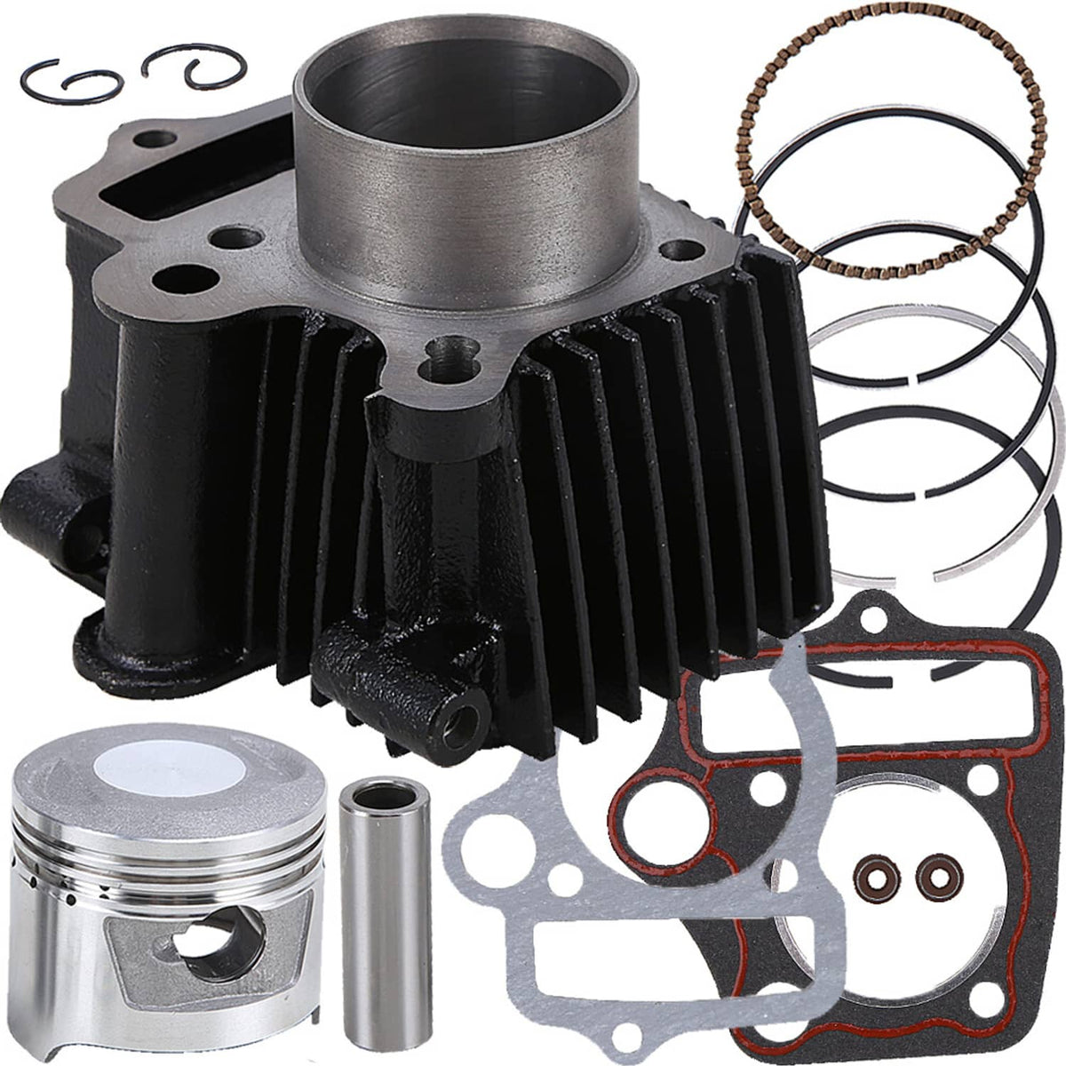 Solidspare Cylinder Piston Gasket Kit Top End Rebuild For Honda CRF70 ATC70 C70 XR70 CRF70F