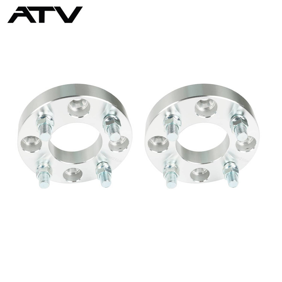 Solidspare 1" Wheel Spacers 4x4 4x101.6mm 1/2"x20 Studs For Golf Cart  GO Club Car ×2