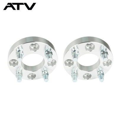 Solidspare 1" Wheel Spacers 4x4 4x101.6mm 1/2"x20 Studs For Golf Cart  GO Club Car ×2