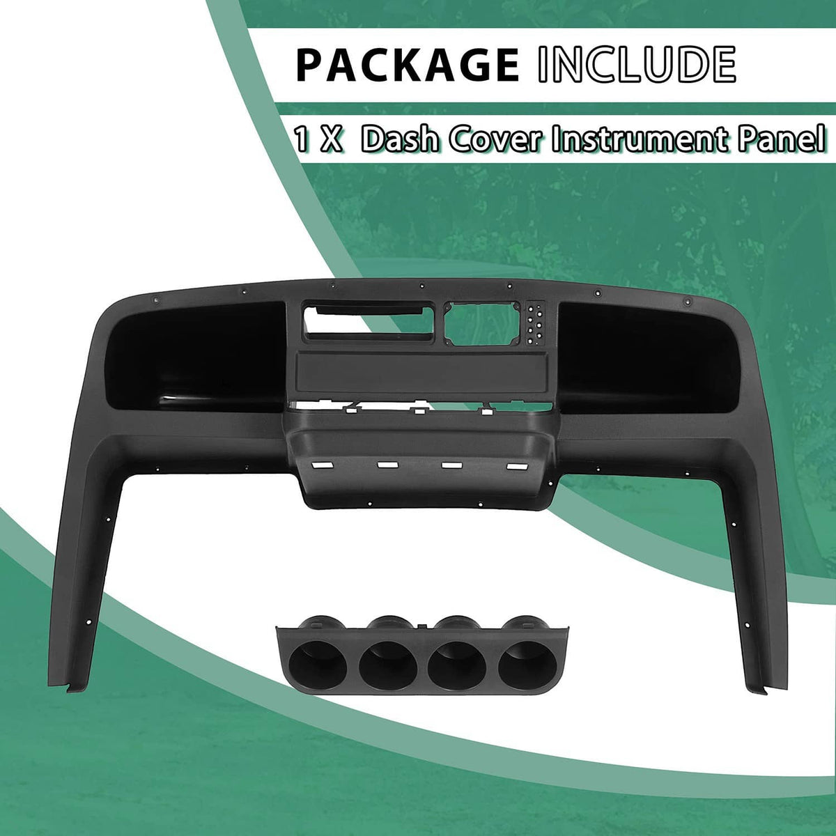 Solidspare Golf Cart Dash Assembly Cover Instrument Panel For EZGO TXT & Medalist 1994-2013