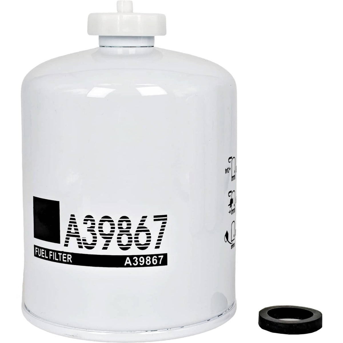 Solid Spare Maintenance Filter Kit for Case 580C w/ G207D Power Steering Primary Secondary