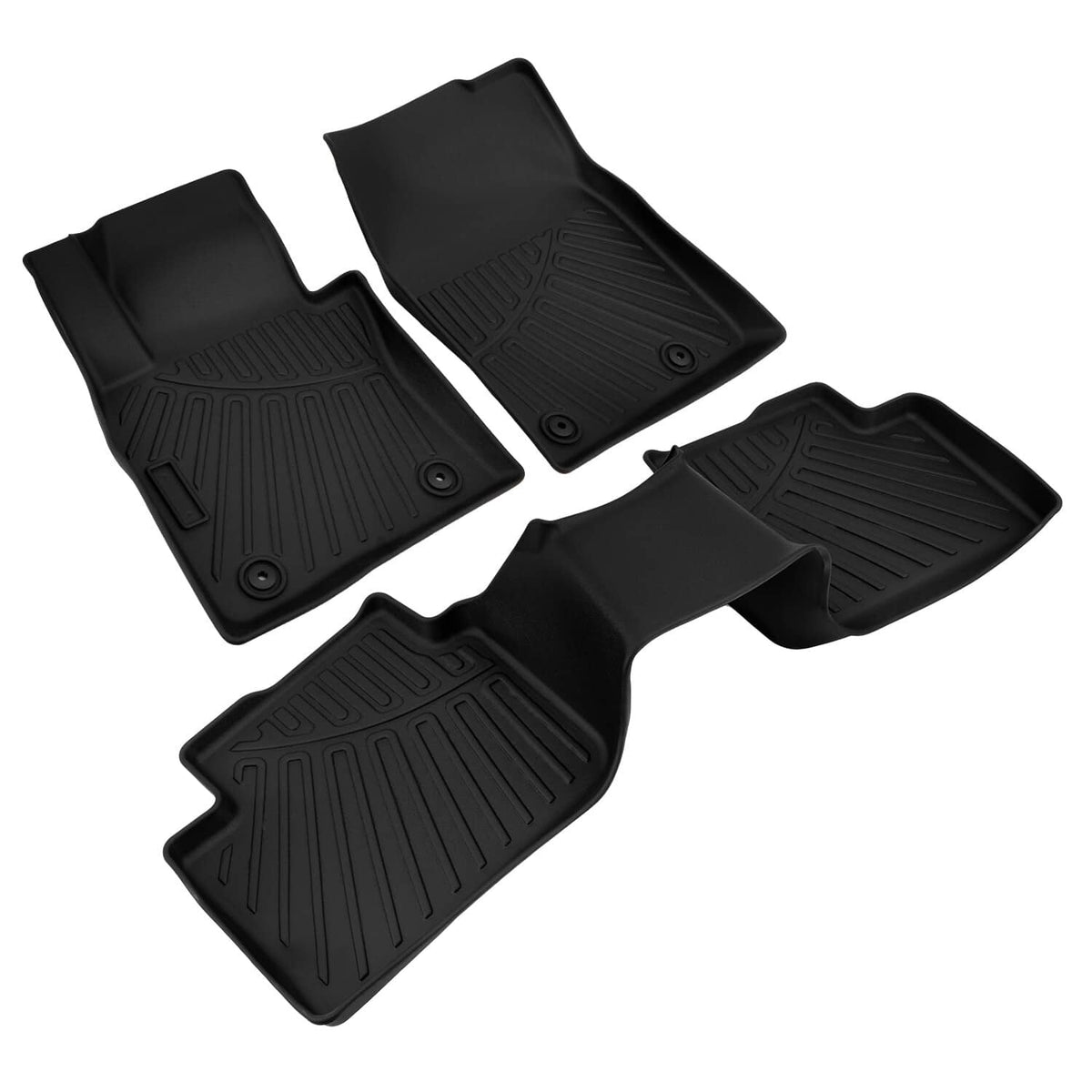 Solidspare 1st & 2nd Row Floor Mats Liner Accessories For Mazda CX-30 CX30 2020-2024 2025