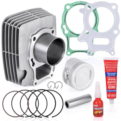 Solidspare 68.5MM Bore Cylinder Piston Gasket Kit for Honda Recon TRX250 Sportrax TRX250EX