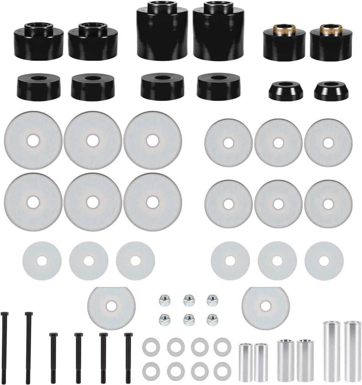 Solidspare New 4.4123R Body Cab Mount Bushing Kit For 1980-1998 Ford F150 F250 F350 2WD 4WD