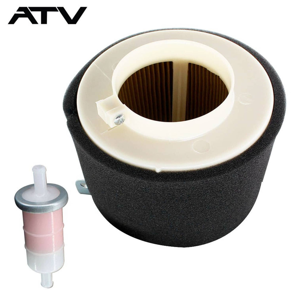 Solidspare Air Filter+Fuel Filter Kit For Kawasaki Mule 500 520 550 600 2500 2520