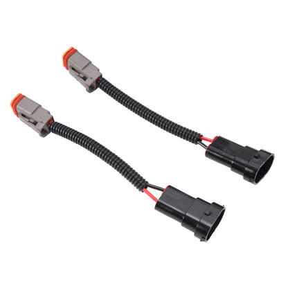 Solidspare 4x LED Headlight Tail Exterior Light Kit For Bobcat Skid Steer Loader