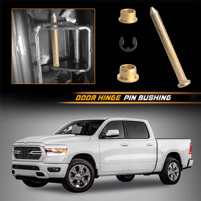 Solidspare Door Hinge Pins & Pin Bushing Kit Replacement For Ford F150 F250 F350 Bronco New
