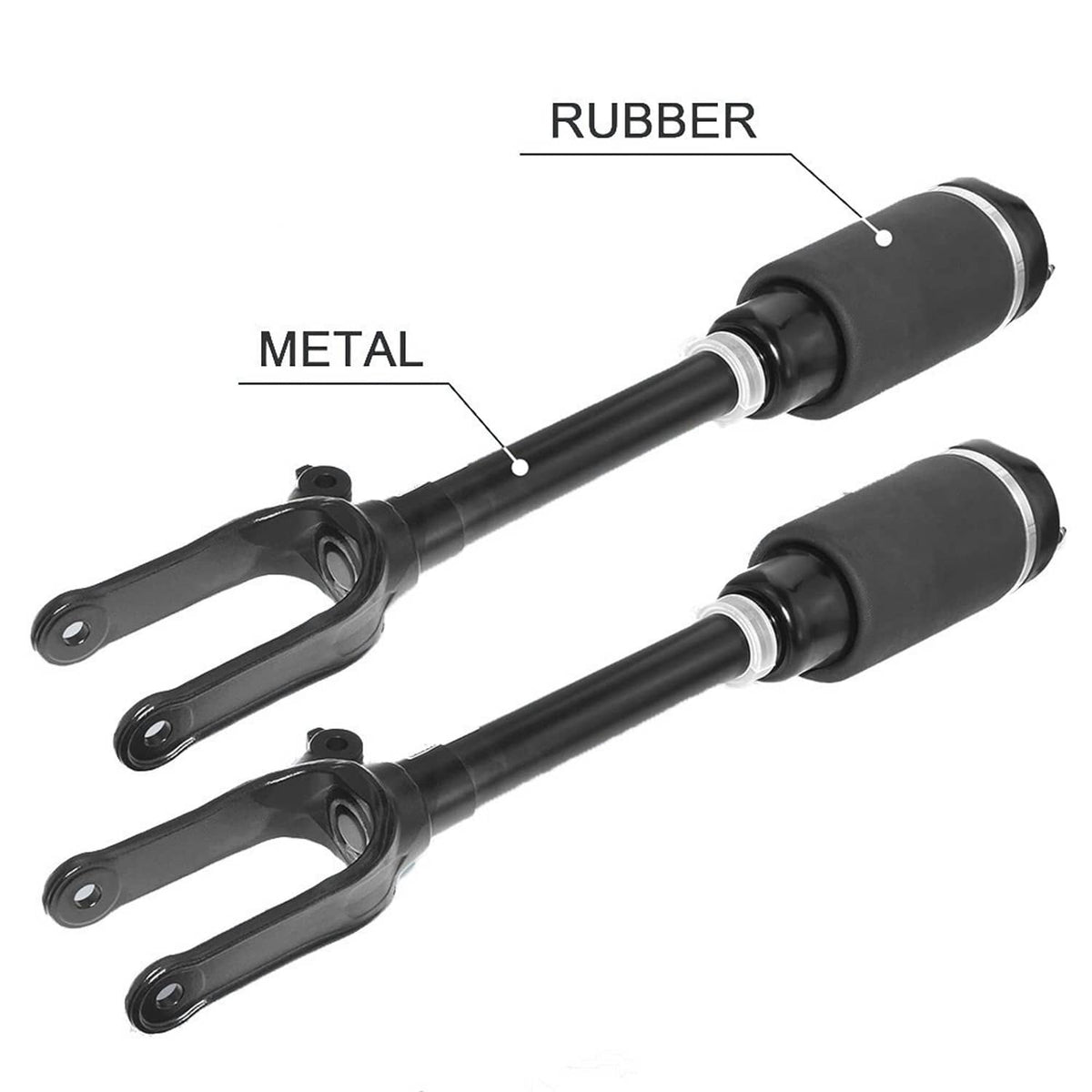 Solidspare 2Pcs Front Air Suspension Strut for Mercedes-Benz X164 GL450 GL550 W164 ML320