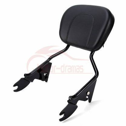 Solidspare Backrest Sissy Bar & Luggage Rack Fit For Harley Touring Electra Glide 2009-2024