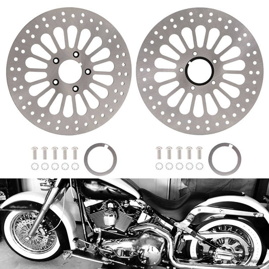 Solidspare ( Front & Rear ) 11.5" Brake Rotors for Harley Touring Dynas Touring Sportster