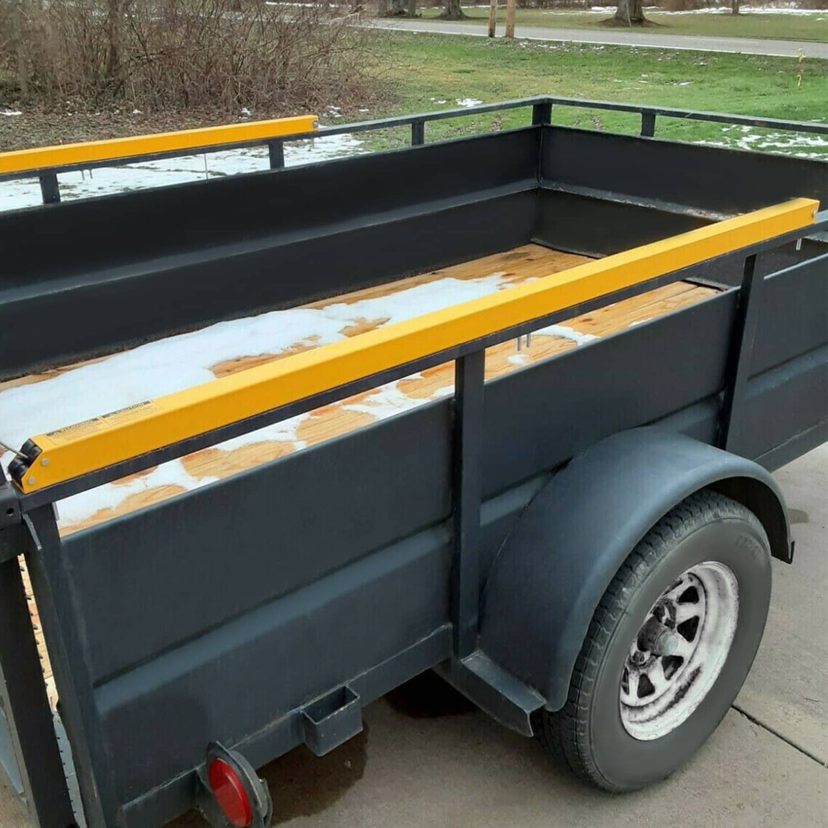 Solidspare 350 lbs L&R Tailgate Utility Trailer Gate & Ramp Lift Assist System 2 x 2 x 72 L