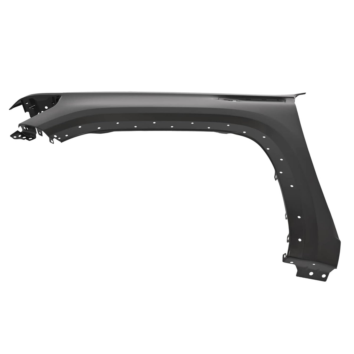 Solid Spare For GMC Sierra 1500 2019-23 Electrophoresis Black Front Fender Left Driver Side