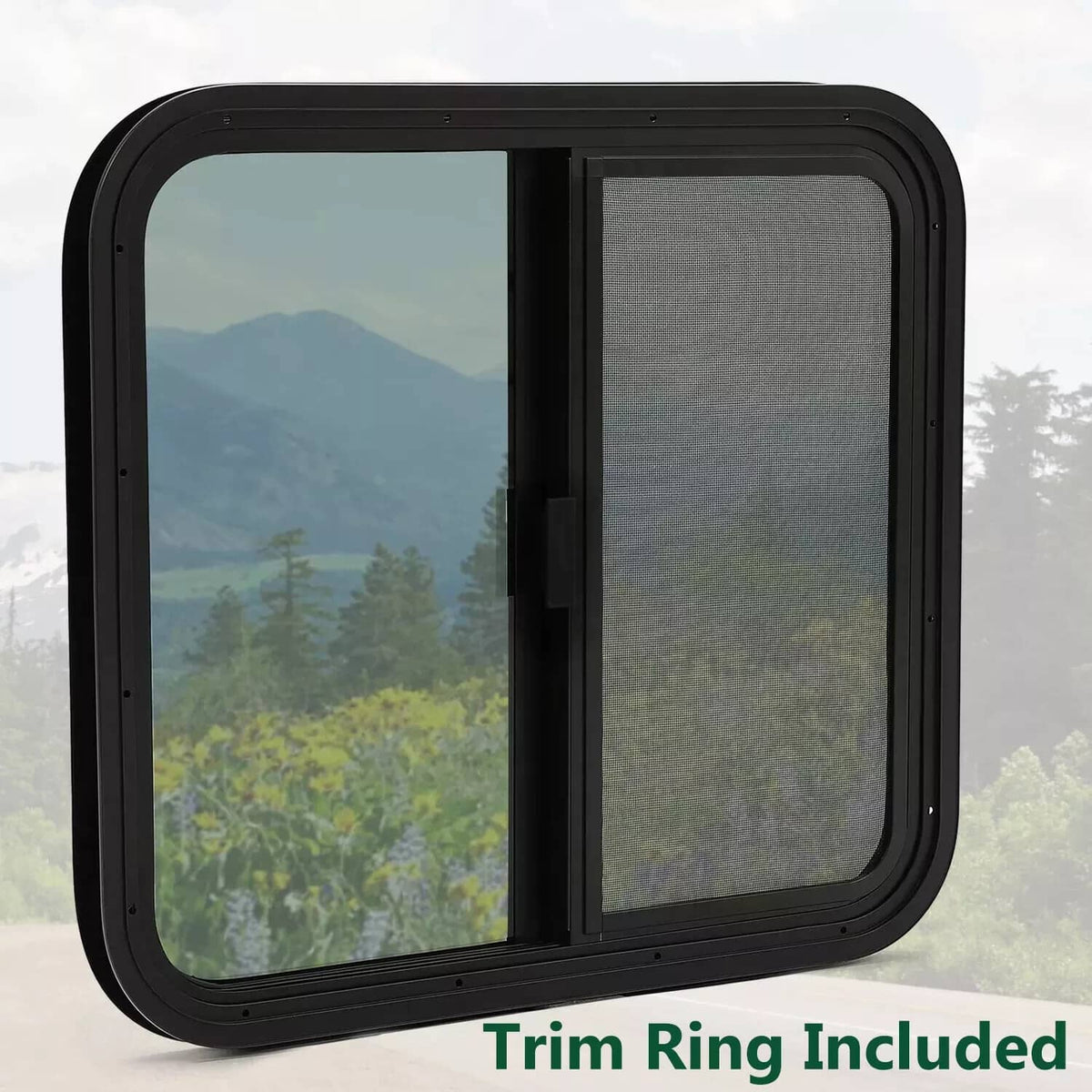 Solidspare Tinted Glass For Camper Trailer Horizontal Sliding Window RV Window 24" x 22"