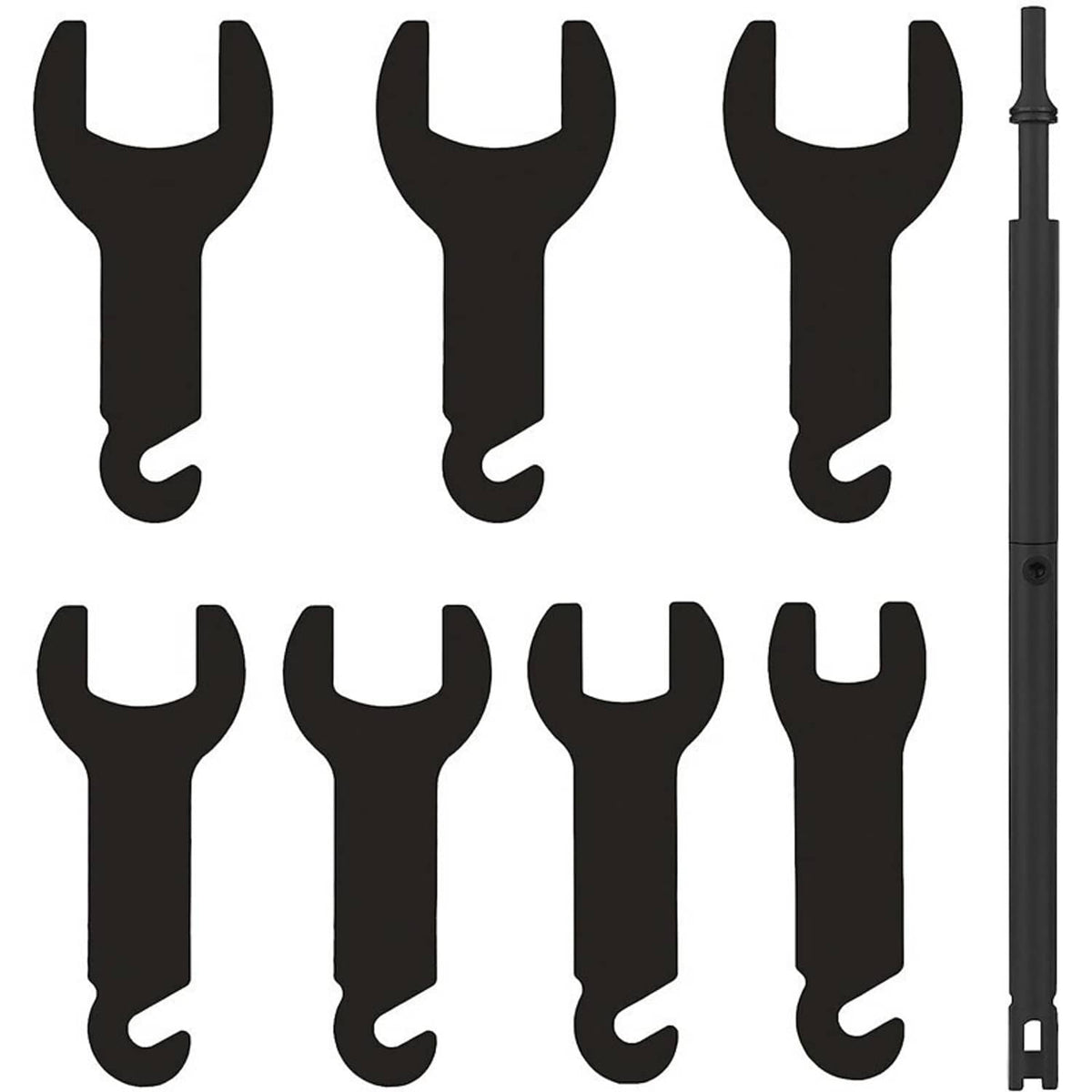 Solidspare New 43300 Pneumatic Fan Clutch Wrench Set Removal Tool for Ford/GM/Chrysler/Jeep