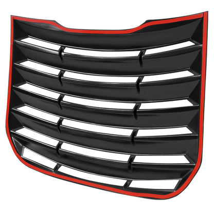 Solid Spare Matte Black Rear Window Louver Sun Shade Cover W/Tape For Ford Fusion 2013-2020