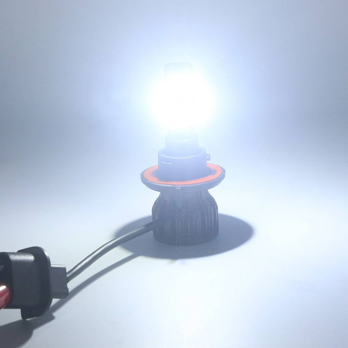 Solidspare 4-Sides H13 9008 LED Headlight Bulb for 2004-2014 Ford F-150 High Low Beam 6000K