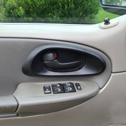 Solid Spare Front Left Inside DOOR HANDLE BEZEL For 2002-2009 Chevy Trailblazer # 15214501