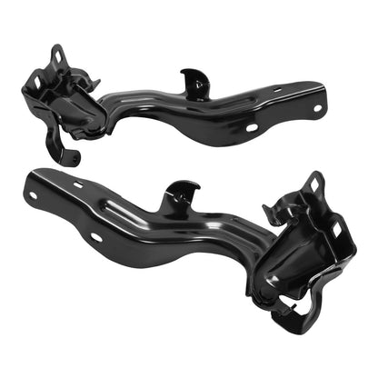 Solid Spare For 2013-2018 Nissan Altima Sedan 4Dr Hood Hinges Primed Black LH & RH Pair Set