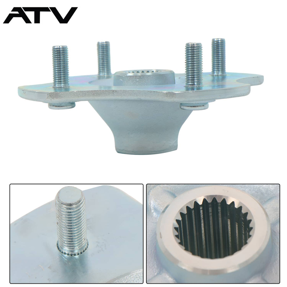 Solidspare 2 Rear Axle Wheel Hub Nut For Honda TRX250TM Recon 250 TRX250 TRX250TE 2X4 97-19