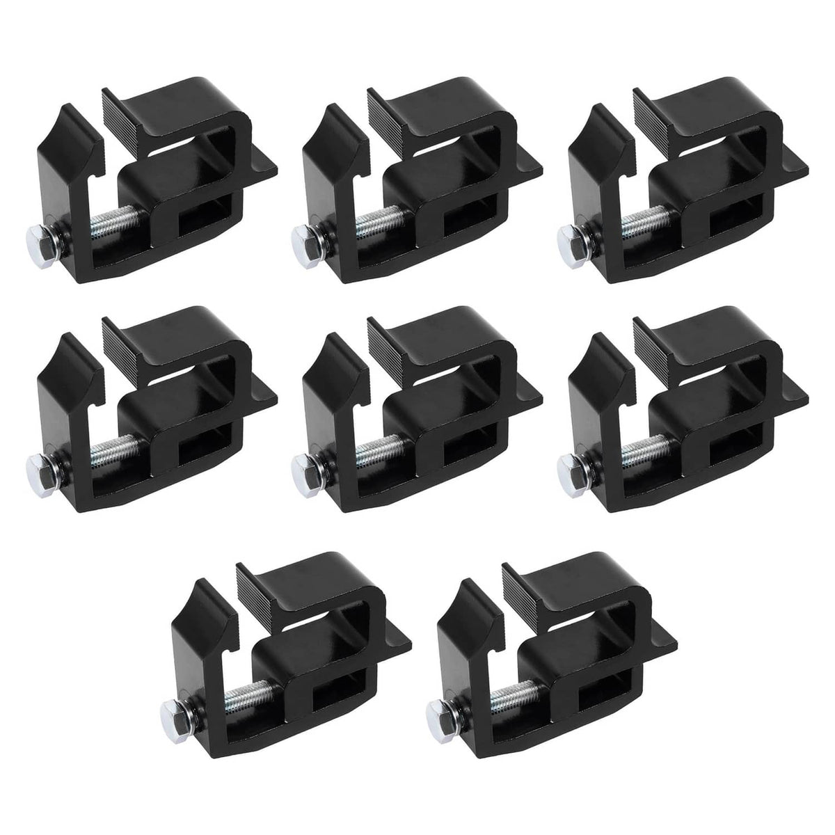 Solid Spare 8Pcs Truck Cap Topper Camper Shell Mounting Clamps Aluminum Truck Bed Clamp
