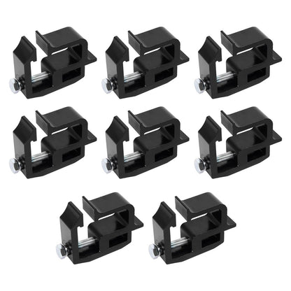 Solid Spare 8Pcs Truck Cap Topper Camper Shell Mounting Clamps Aluminum Truck Bed Clamp