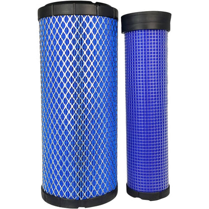 Solid Spare Outer Inner Air Filter Kit Fit Case Skid Steer Loader 435 445 445CT Air Cleaner