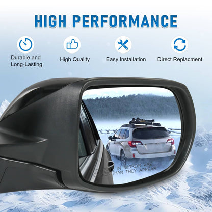 Solidspare Passenger Side Power Textured Mirror For Honda CR-V For Built Model 2017-2022