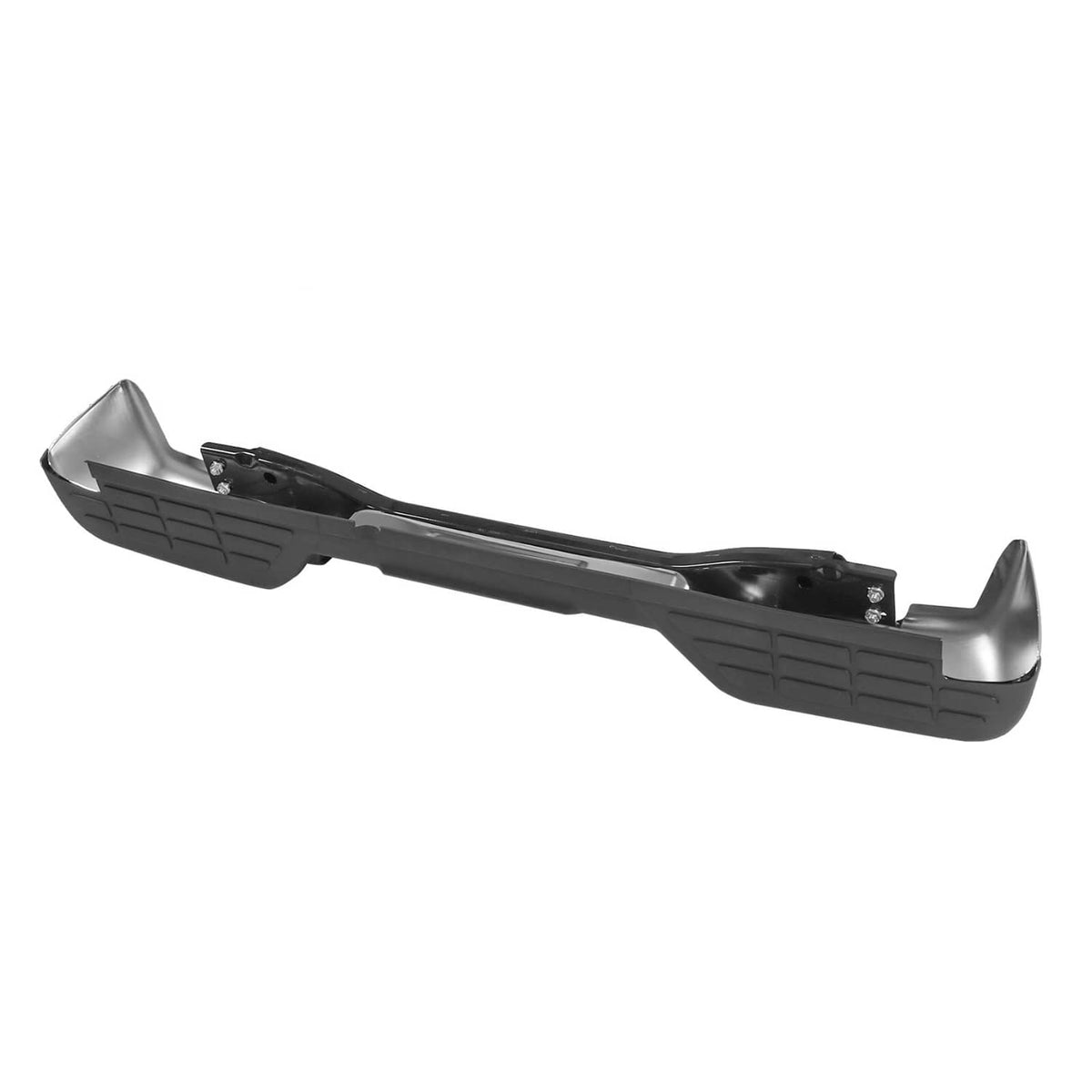 Solidspare Chrome Rear Step Bumper Assembly For 1998-2004 Chevy S10 GMC Sonoma Fleetside