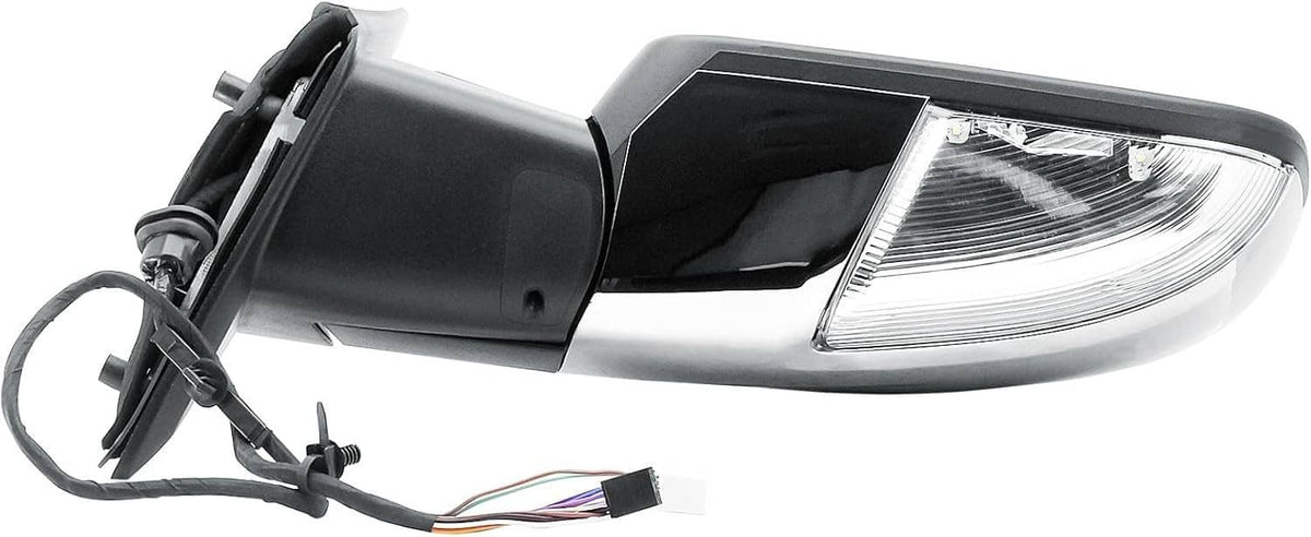 Solidspare Chrome Power Folding Heated Right Mirror+LED Signal For 2013-2019 Dodge Ram 1500