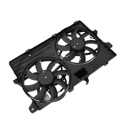 Solidspare FO3115177 Dual Radiator Condenser Cooling Fan Assembly For Ford Edge MKX Lincoln
