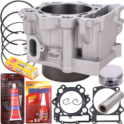 Solidspare For Yamaha Raptor 660R YFM660R 2001-2005 102mm 686cc Cylinder Piston Gasket Kit
