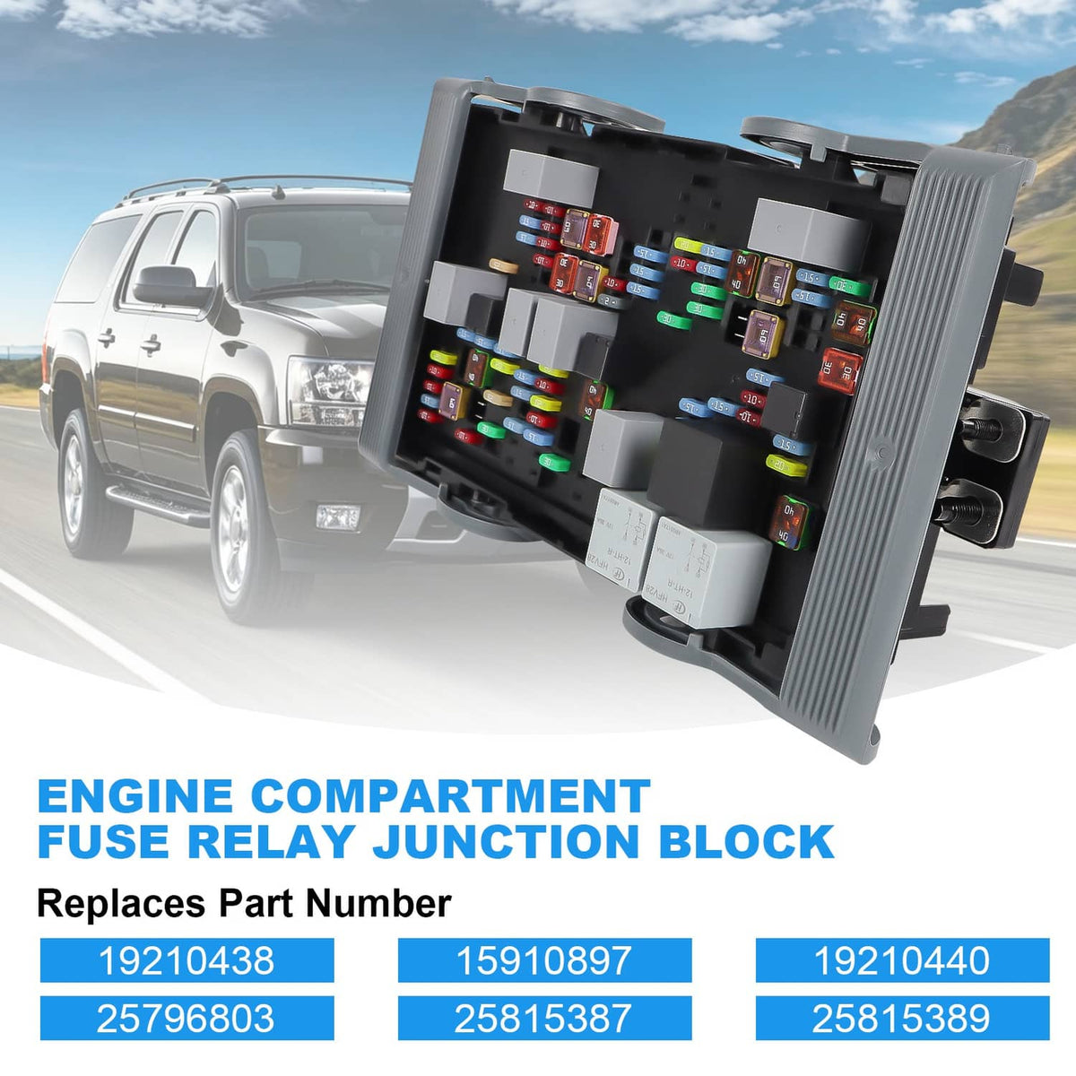 Solidspare 19210438 For Chevrolet,GMC 07-09 Avalanche Electrical Fuse Relay-Junction Block