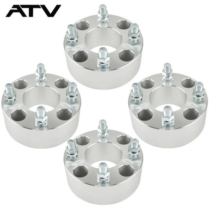 Solidspare 4Pcs 2" Wheel Spacers 4x4 4x101.6 1/2"x20 For Golf Carts  GO GO Club Cars