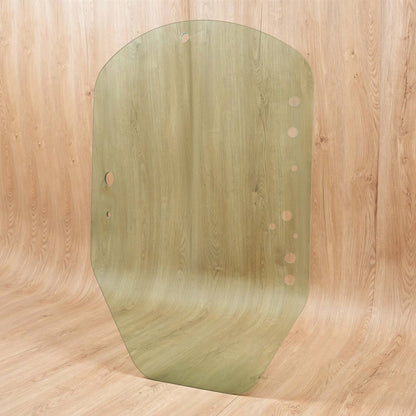 Solidspare Clear Door Glass #T312628 For John Deere Skid Steer / Track Loader D / E Series