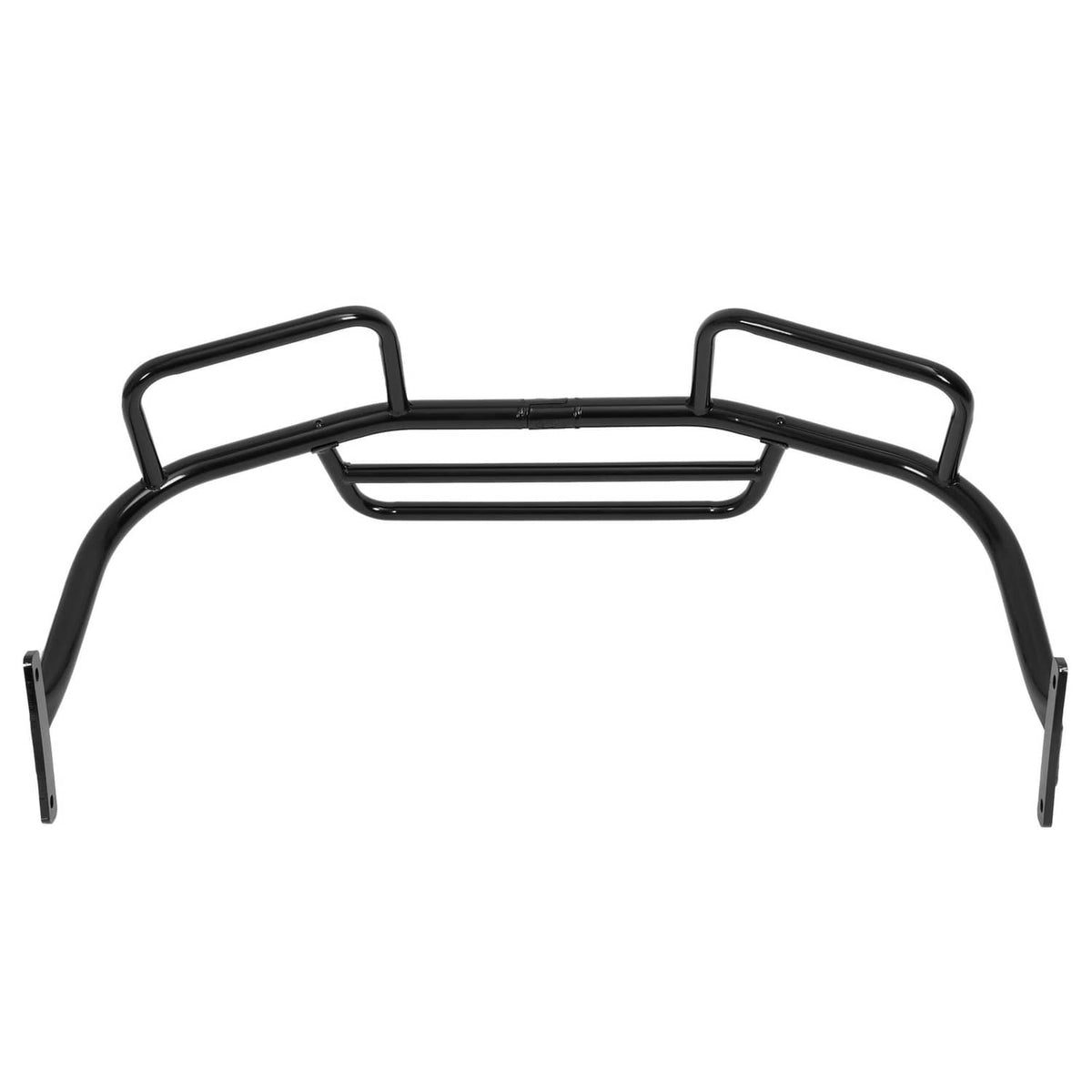 Solidspare Front Brush Guard For E-Z-GO ST350 1996-Up Golf Cart Black Steel Powder Coated