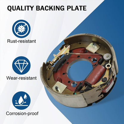 Solidspare Four 12.25" x 3-3/8" Hydraulic Brake For Dexter 10K Trailer Axle 23-411 23-410