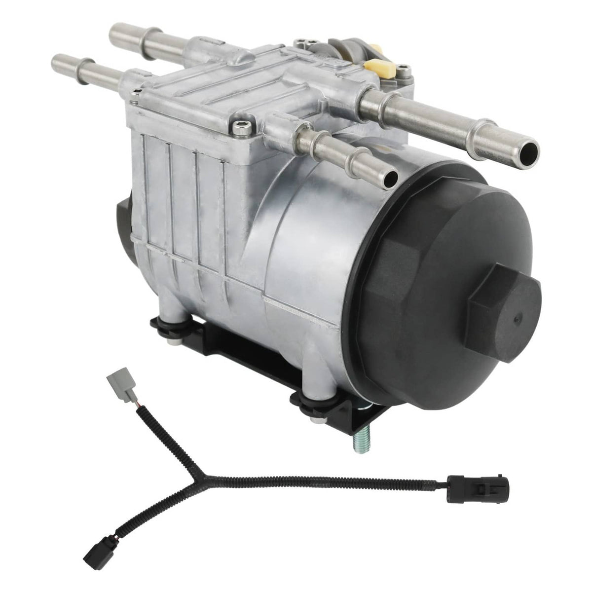 Solidspare In-Line Diesel Fuel Pump W/ Filter for Ford F-250 F-350 F-450 Super Duty 08-2010