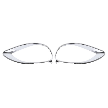 Solid Spare Left & Right Chrome Headlight Bezel Trim For Freightliner Columbia 2001-2017