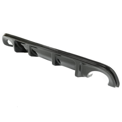 Solid Spare Rear Lip For 2014-2017 Infiniti Q50 Bumper Diffuser Wing Carbon Fiber Style