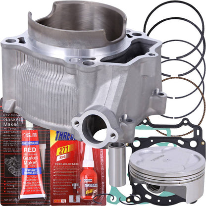 Solidspare For 2004-2009&2012-2013 Yamaha YFZ450 Cylinder Piston Engine Gaskets Top End Kit