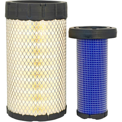 Solid Spare Outer Inner Air Filter 6698057 6698058 Fit Bobcat S330 Skid Steer Loader