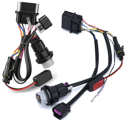 Solidspare 2x Projector Headlights Conversion Wire Harness For 13-18 Ram 1500 2500 3500 6.7