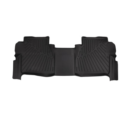 Solidspare Black Floor Mat Liners For 2022-2024 Nissan Frontier Crew Cab TPE All-Weather