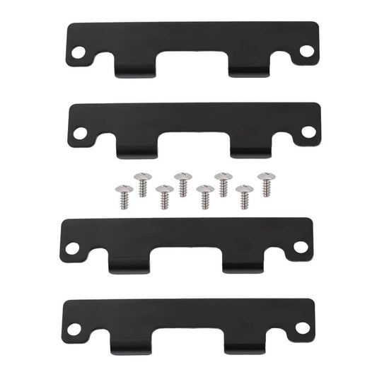 Solidspare Tail Gate Tailgate Hinge Plates & Screws For Yamaha Rhino 700 YXR700 2008-2013