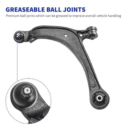Solidspare New For 2011-17 Honda Odyssey Front Lower Control Arm Tie Rod End Suspension Kit