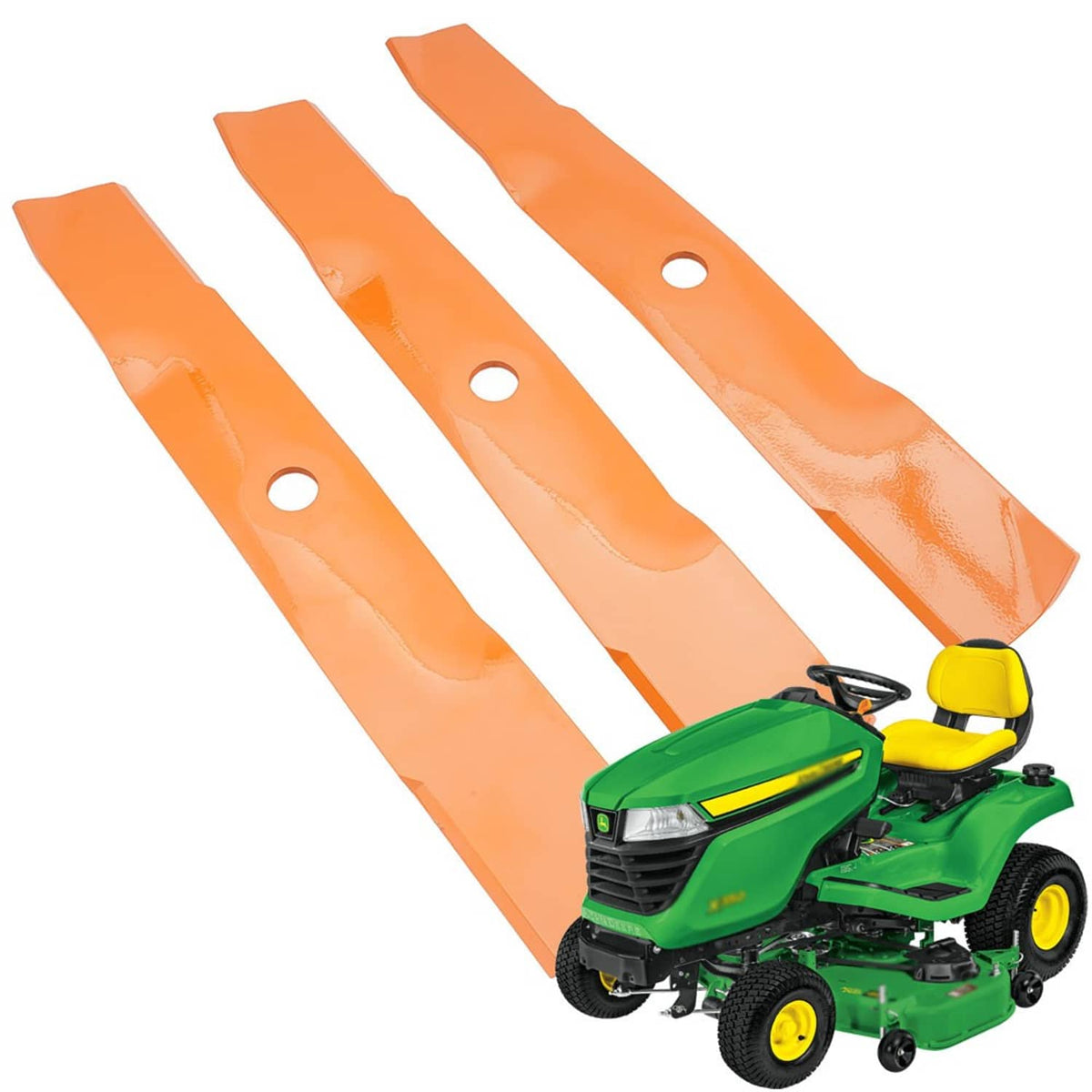 Solidspare 3Packs Mower Blades M145476 UC22009 for Z425 Z445 Z325E Z525E 48'' Deck Mower