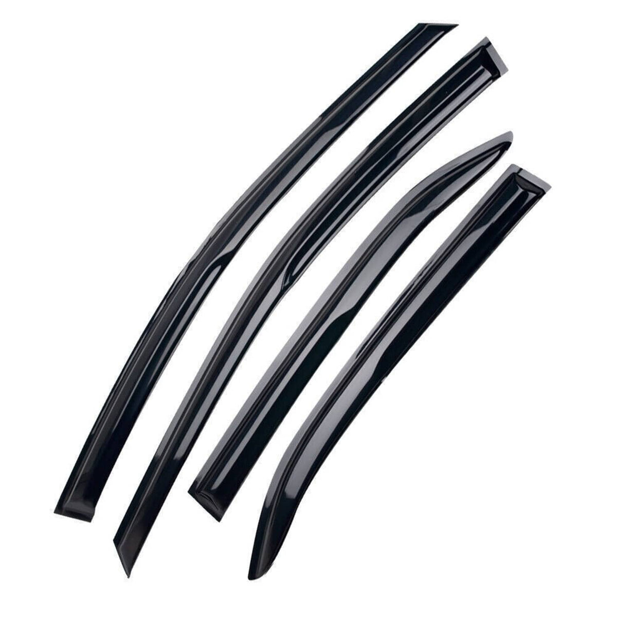 Solidspare For 2018-2024 8th Gen Toyota Camry JDM 3D Mugen Style Window Visors Rain Guards