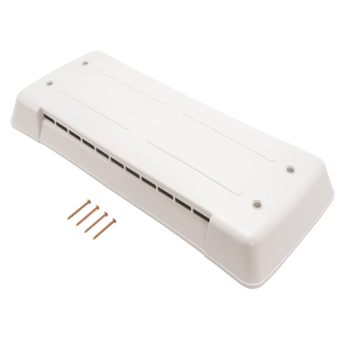 Solidspare White Vent Cover #65528 w/ mounting hardware For Dometic Refrigerator Vents