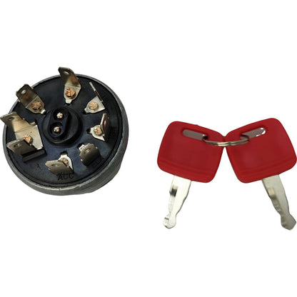 Solid Spare RE61717 Ignition Key Switch for John Deere SE6020 SE6010 SE6110 4630 8400 8500